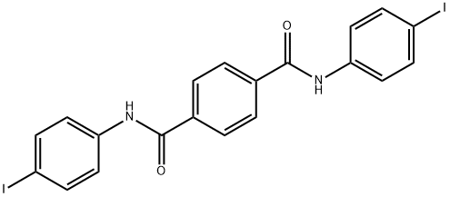 1-N,4-N-bis(4-iodophenyl)benzene-1,4-dicarboxamide Struktur