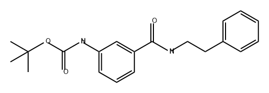 Carbamic acid, [3-[[(2-phenylethyl)amino]carbonyl]phenyl]-, 1,1-dimethylethyl ester (9CI) Struktur