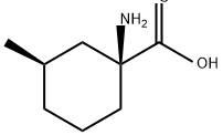 Cyclohexanecarboxylic acid, 1-amino-3-methyl-, trans- (9CI) Struktur