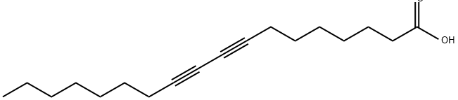 Octadeca-8,10-diynoic acid Struktur