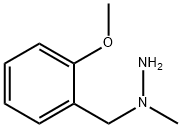 1-(o-Methoxybenzyl)-1-methylhydrazin Struktur