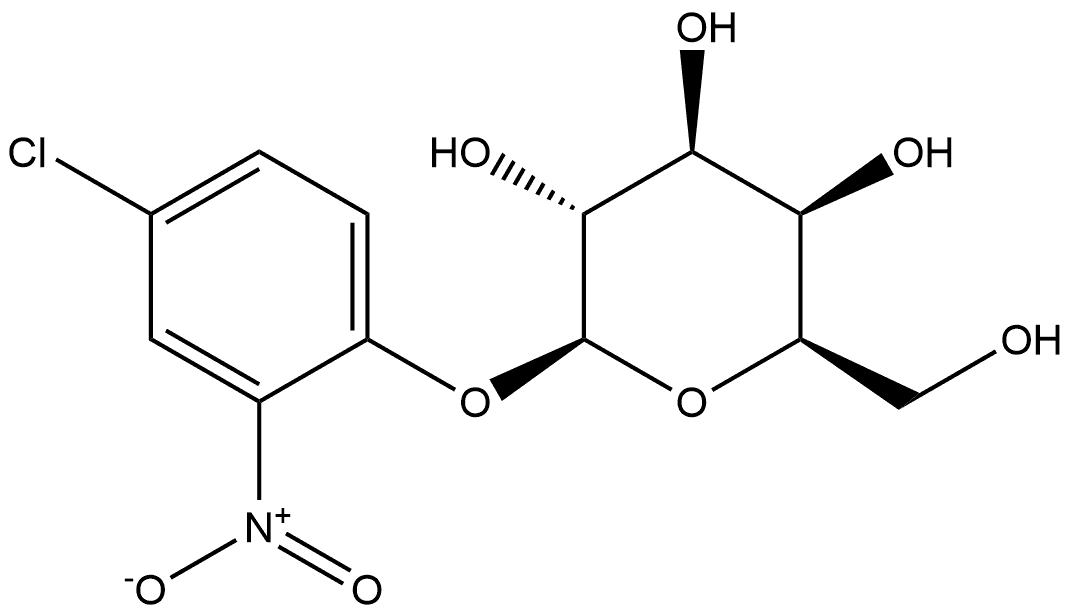 β-D-Galactopyranoside, 4-chloro-2-nitrophenyl Struktur