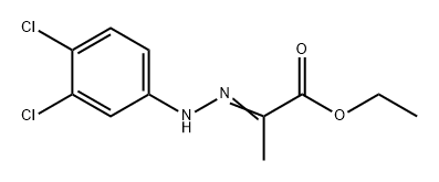 Propanoic acid, 2-[2-(3,4-dichlorophenyl)hydrazinylidene]-, ethyl ester