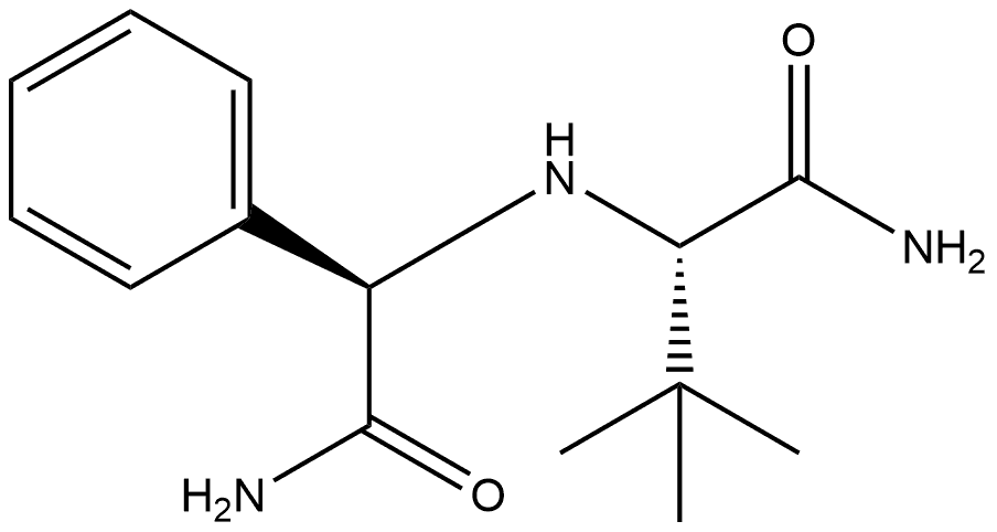 Benzeneacetamide, α-[[(1S)-1-(aminocarbonyl)-2,2-dimethylpropyl]amino]-, (αR)-