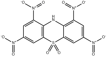 10H-Phenothiazine, 1,3,7,9-tetranitro-, 5,5-dioxide Struktur