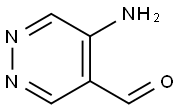 4-Pyridazinecarboxaldehyde, 5-amino- Struktur