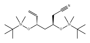 6-Heptenenitrile, 3,5-bis[[(1,1-dimethylethyl)dimethylsilyl]oxy]-, (3R,5S)-