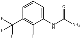 2-Fluoro-3-(trifluoromethyl)phenylurea Structure