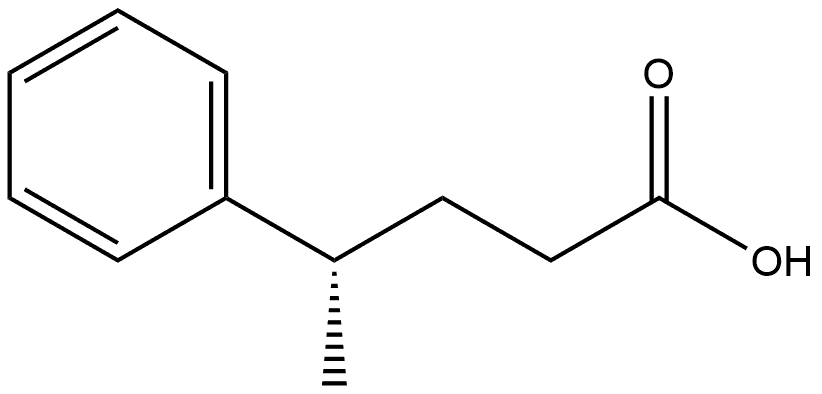 Benzenebutanoic acid, γ-methyl-, (γS)- Struktur