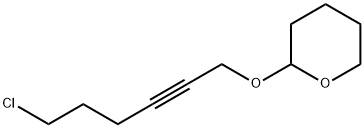 2H-Pyran, 2-[(6-chloro-2-hexyn-1-yl)oxy]tetrahydro- Struktur