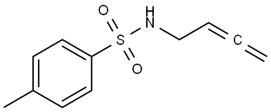 Benzenesulfonamide, N-2,3-butadien-1-yl-4-methyl- Struktur