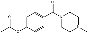 Methanone, [4-(acetyloxy)phenyl](4-methyl-1-piperazinyl)-