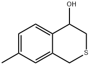 1H-2-Benzothiopyran-4-ol, 3,4-dihydro-7-methyl- Struktur