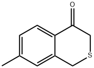 1H-2-Benzothiopyran-4(3H)-one, 7-methyl- Struktur