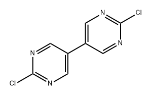 5,5'-Bipyrimidine, 2,2'-dichloro- Struktur