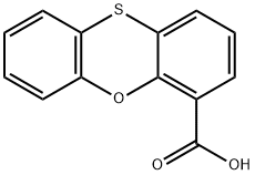 4-phenoxathiincarboxylic acid Struktur