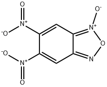 2,1,3-Benzoxadiazole, 5,6-dinitro-, 3-oxide Struktur