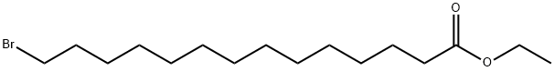 Tetradecanoic acid, 14-bromo-, ethyl ester Struktur