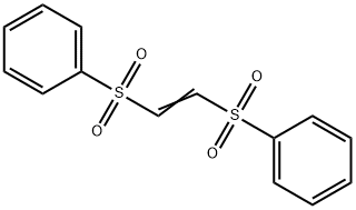 Benzene, 1,1'-[1,2-ethenediylbis(sulfonyl)]bis- Struktur