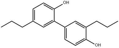 [1,1'-Biphenyl]-2,4'-diol, 3',5-dipropyl- Struktur