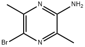 2-Pyrazinamine, 5-bromo-3,6-dimethyl- Struktur