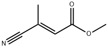 2-Butenoic acid, 3-cyano-, methyl ester, (E)- (9CI) Struktur