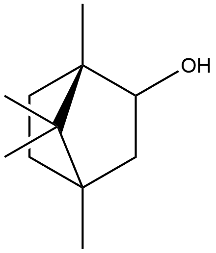 Bicyclo[2.2.1]heptan-2-ol, 1,4,7,7-tetramethyl-, (1S-exo)- (9CI) Struktur