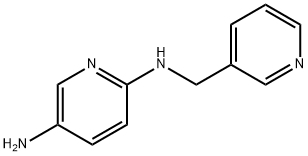 2-N-(pyridin-3-ylmethyl)pyridine-2,5-diamine Struktur