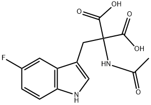 Propanedioic acid, 2-(acetylamino)-2-[(5-fluoro-1H-indol-3-yl)methyl]-