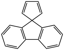 Spiro[2,4-cyclopentadiene-1,9'-[9H]fluorene] Struktur