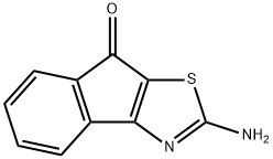 8H-Indeno[1,2-d]thiazol-8-one, 2-amino- Struktur