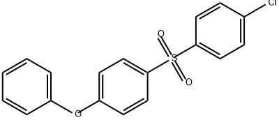 Benzene, 1-[(4-chlorophenyl)sulfonyl]-4-phenoxy- Struktur