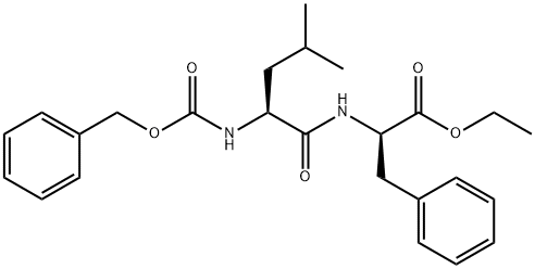 D-Phenylalanine, N-[N-[(phenylmethoxy)carbonyl]-L-leucyl]-, ethyl ester (9CI)