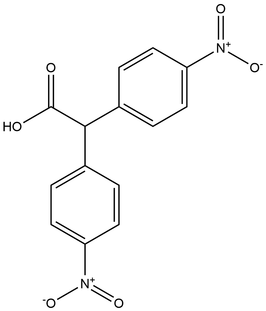 Benzeneacetic acid, 4-nitro-α-(4-nitrophenyl)-