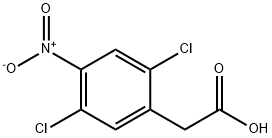 Benzeneacetic acid, 2,5-dichloro-4-nitro- Struktur