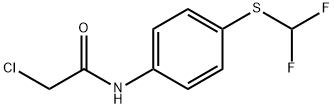 Acetamide, 2-chloro-N-[4-[(difluoromethyl)thio]phenyl]- Struktur