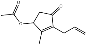 2-Cyclopenten-1-one, 4-(acetyloxy)-3-methyl-2-(2-propen-1-yl)-