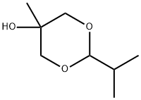 1,3-Dioxan-5-ol,5-methyl-2-(1-methylethyl)-(9CI) Struktur