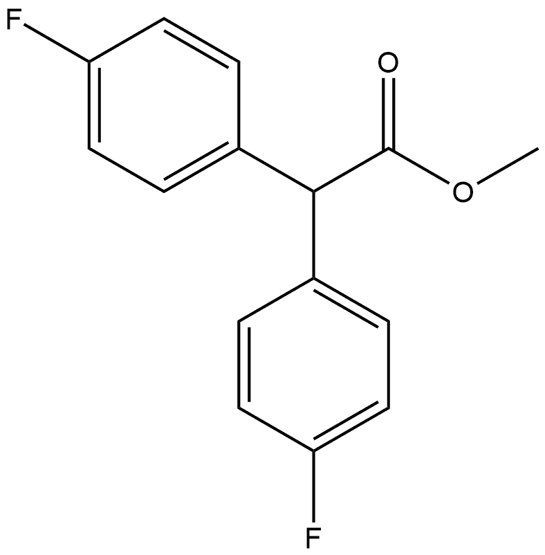 Benzeneacetic acid, 4-fluoro-α-(4-fluorophenyl)-, methyl ester