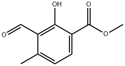 methyl 3-formyl-2-hydroxy-4-methylbenzoate Struktur