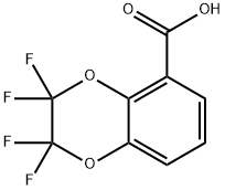 2,2,3,3-Tetrafluoro-1,4-benzodioxane-5- carboxylic acid Structure