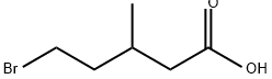 Pentanoic acid, 5-bromo-3-methyl- Struktur