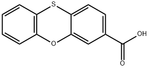 3-Phenoxathiincarboxylic acid Struktur