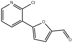 5-(2-Chloropyridin-3-yl)furan-2-carboxaldehyde Struktur