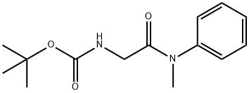 Carbamic acid, N-[2-(methylphenylamino)-2-oxoethyl]-, 1,1-dimethylethyl ester Struktur