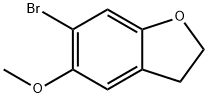 Benzofuran, 6-bromo-2,3-dihydro-5-methoxy- Struktur