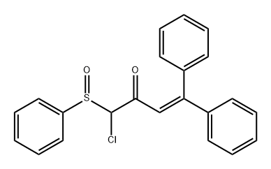 3-Buten-2-one, 1-chloro-4,4-diphenyl-1-(phenylsulfinyl)-