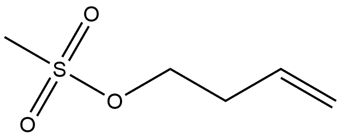 3-Buten-1-ol, 1-methanesulfonate Struktur