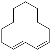 1,3-Cyclododecadiene Struktur