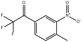 4'-Methyl-3'-nitro-2,2,2-trifluoroacetophenone Struktur